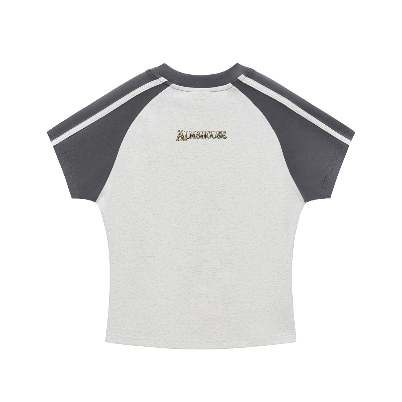 Contrast Stripes Bodycon Raglan  Sleeve T-Shirt