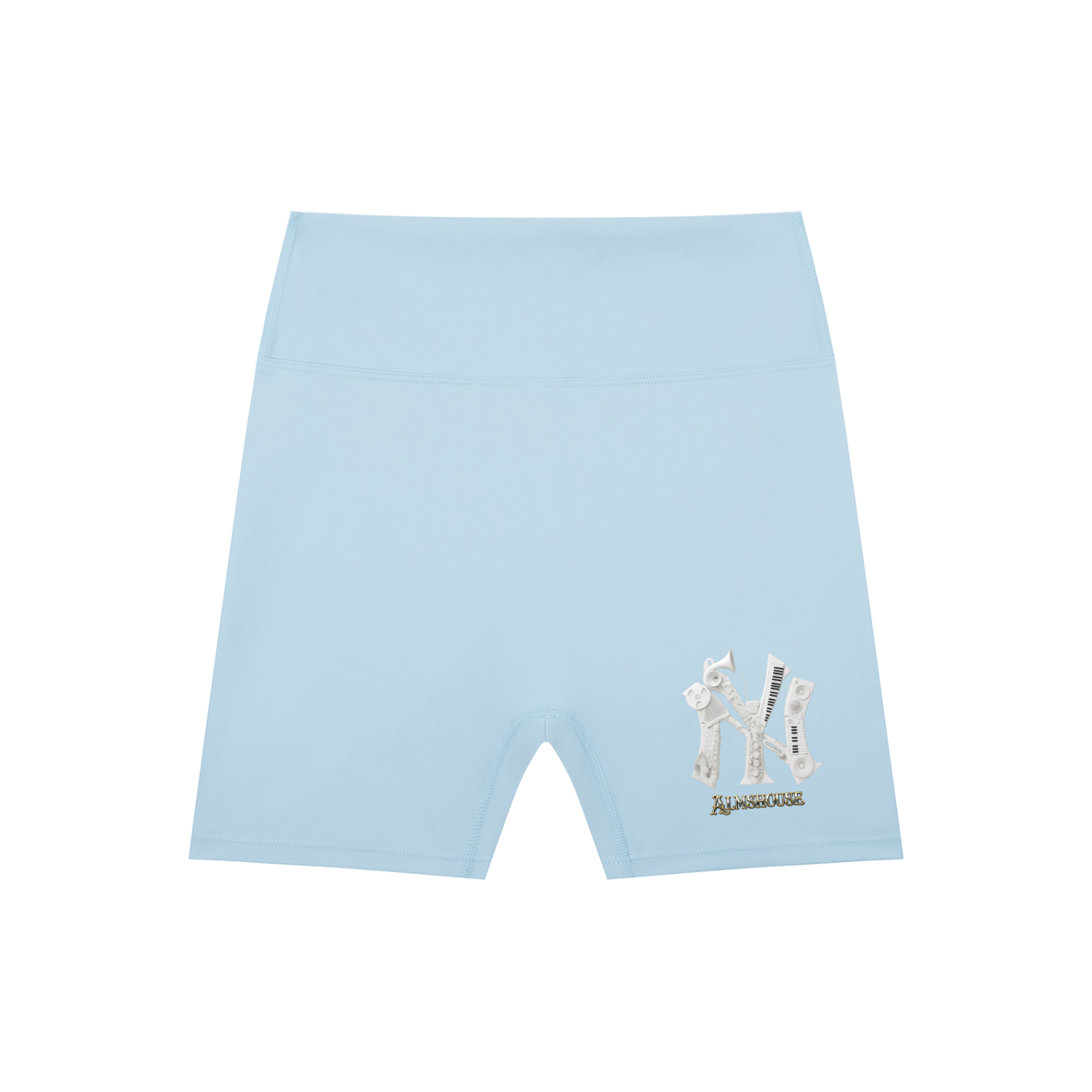 High-Waisted Blend Biker Shorts