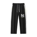 Contrast Side-Stripe Straight-Leg  Pants