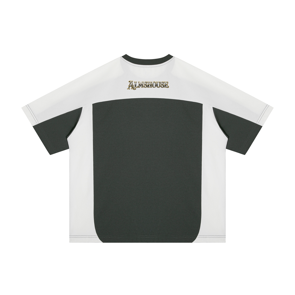 Unisex Color Block Loose T-Shirt