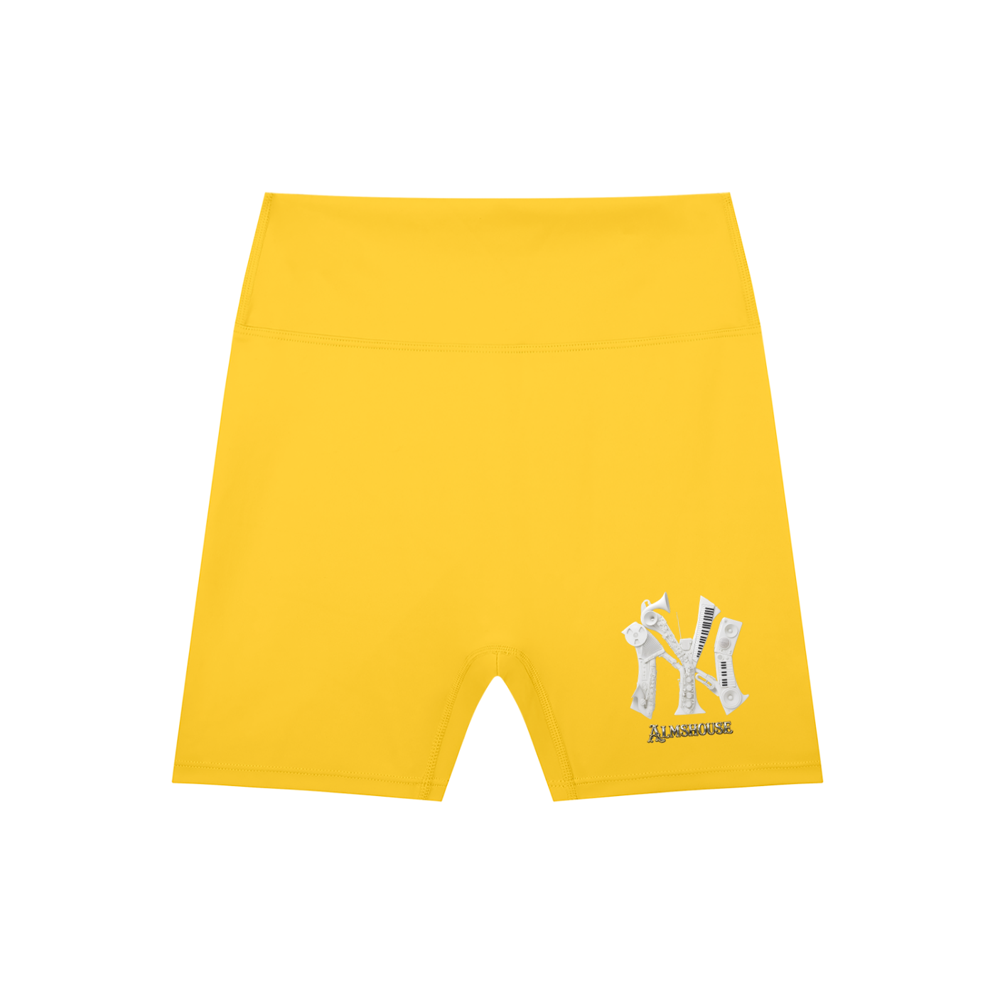 High-Waisted Blend Biker Shorts