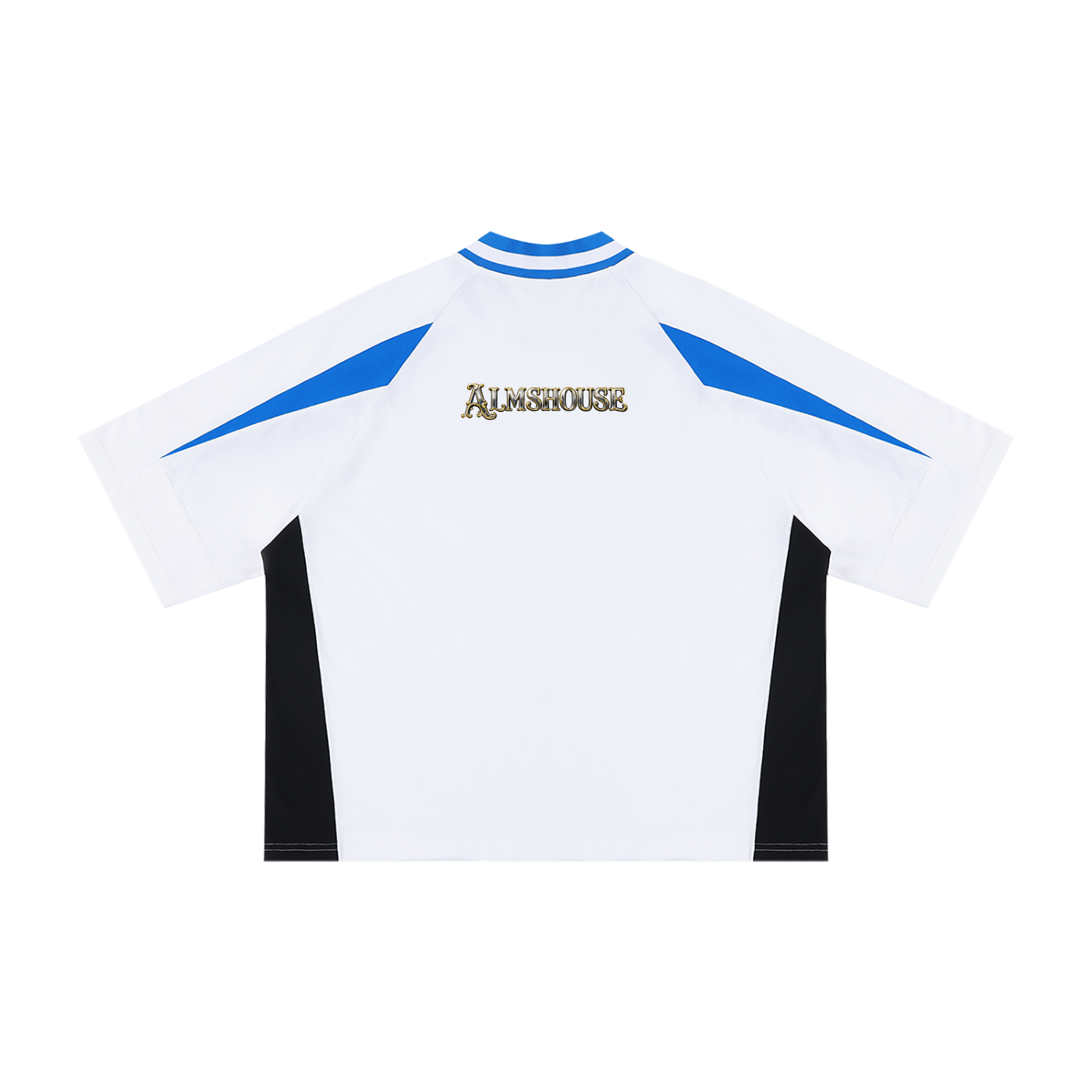Unisex Oversized Color Block V-Neck T-Shirt