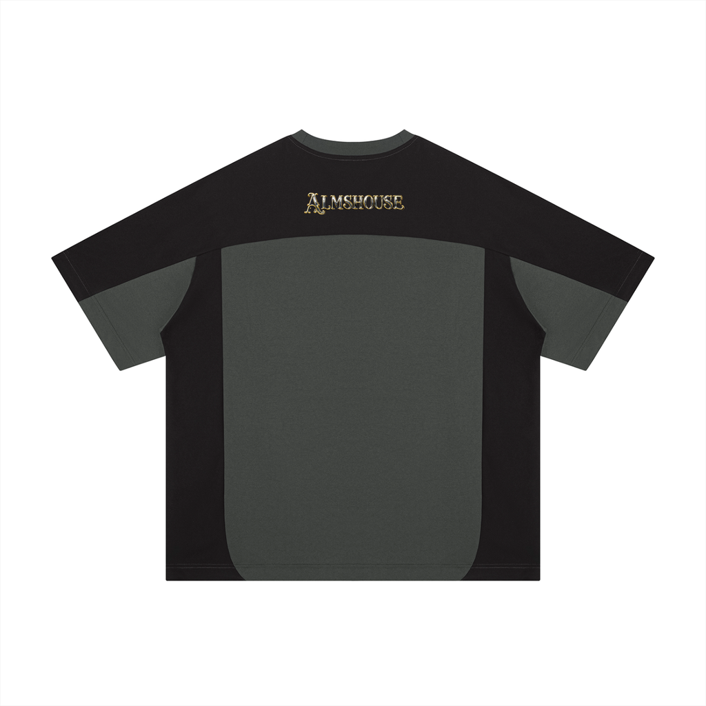 Unisex Color Block Loose T-Shirt