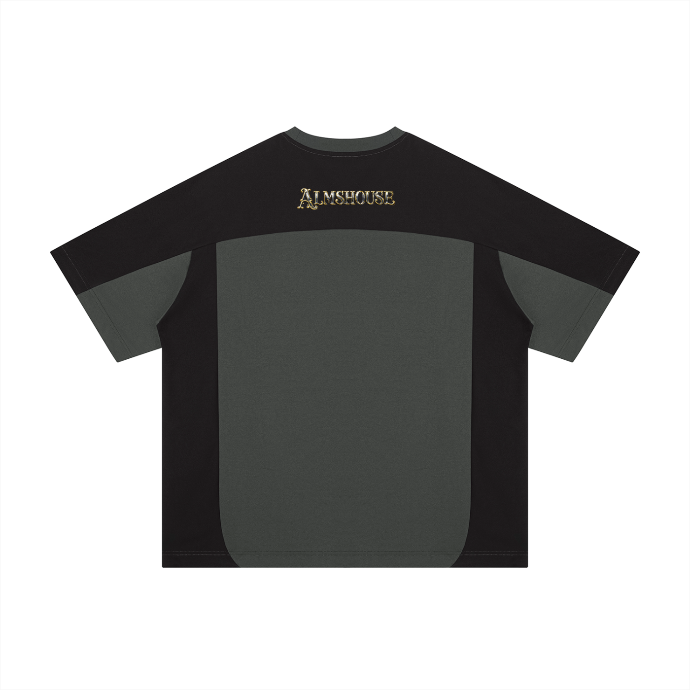 Unisex Color Block Loose T-Shirt