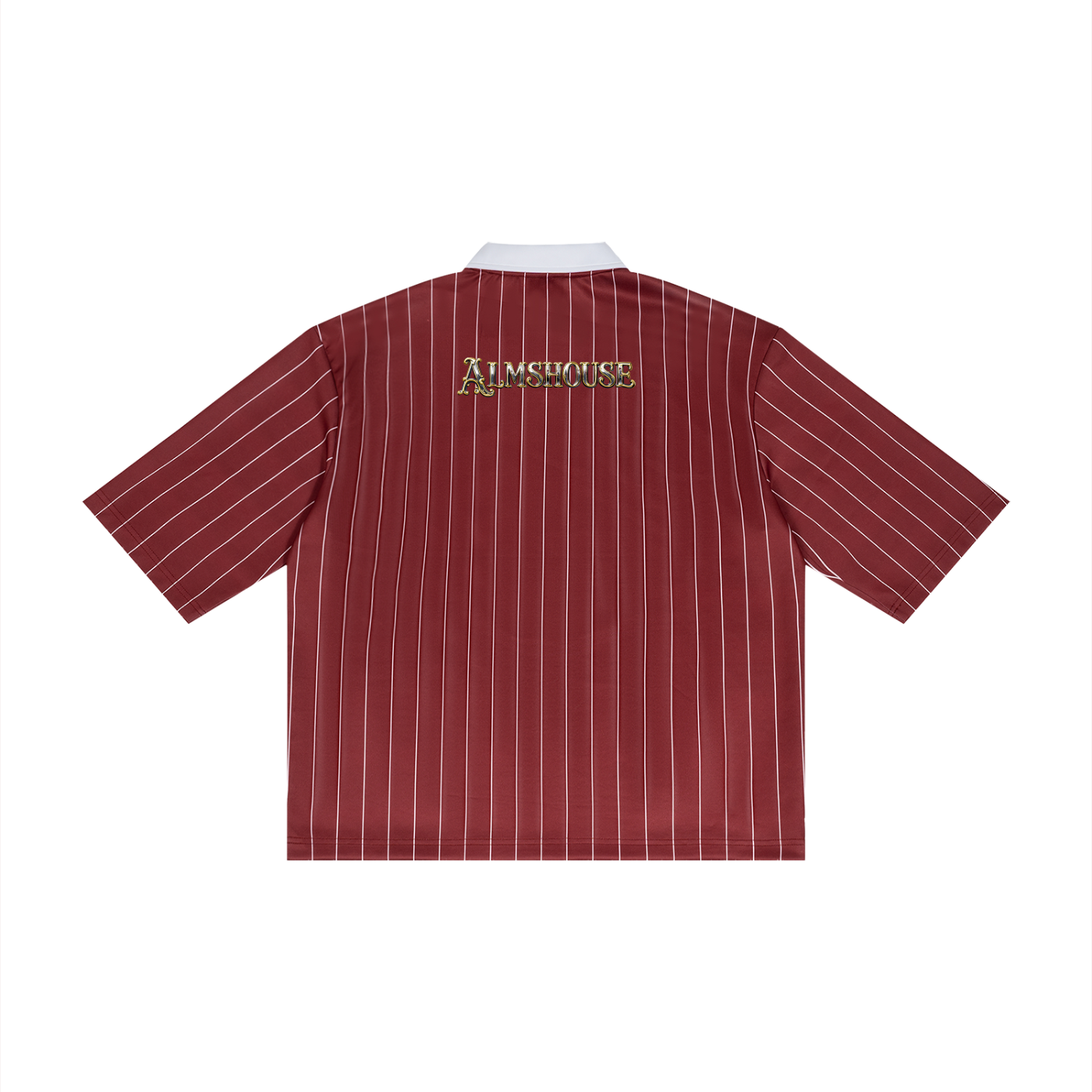 Unisex Pinstripe Collared Soccer Jersey