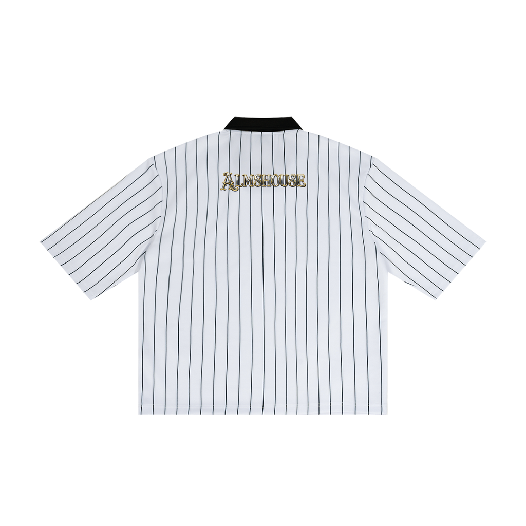 Unisex Pinstripe Collared Soccer Jersey