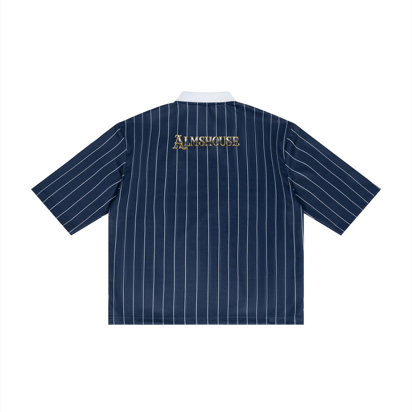 Unisex Pinstripe Collared Soccer Jersey