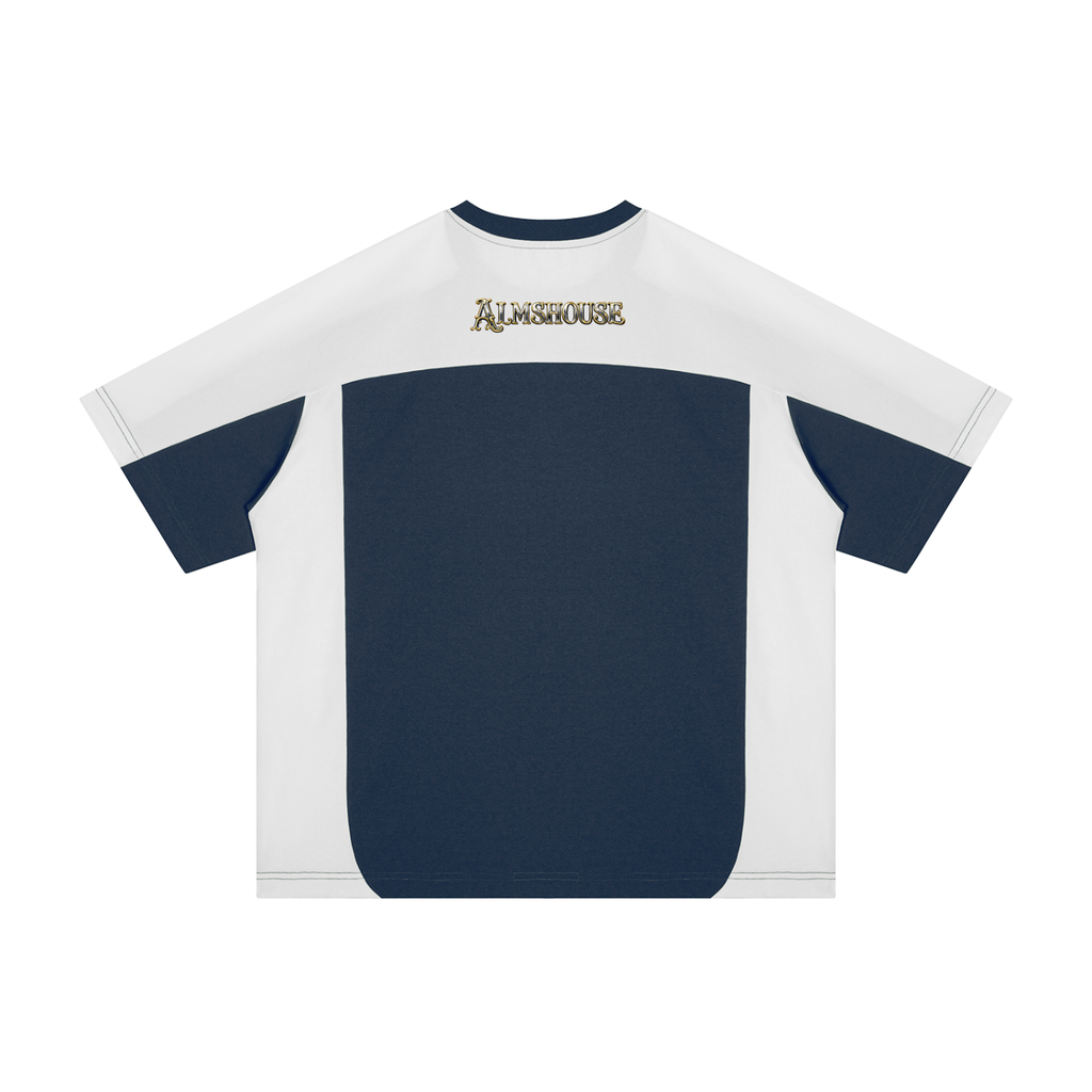Unisex Color Block Loose T-Shirt
