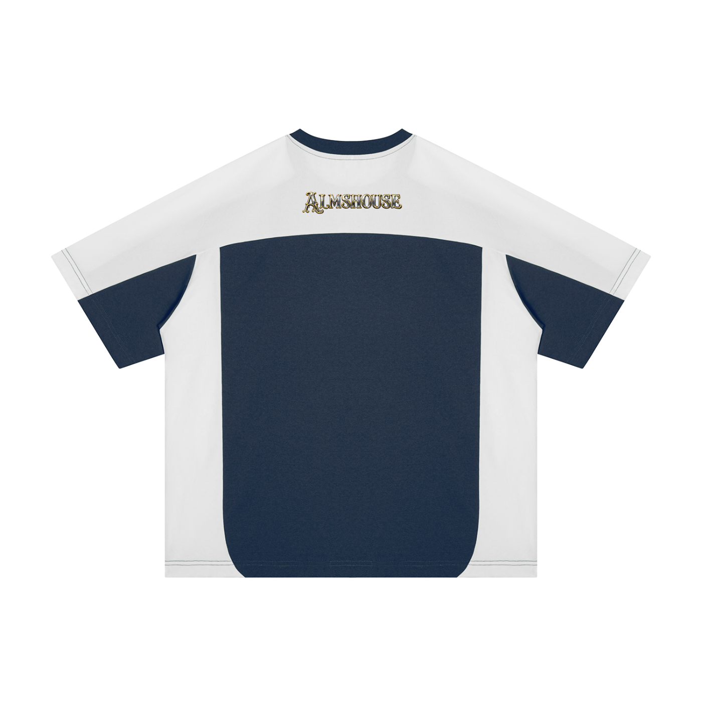 Unisex Color Block Loose T-Shirt
