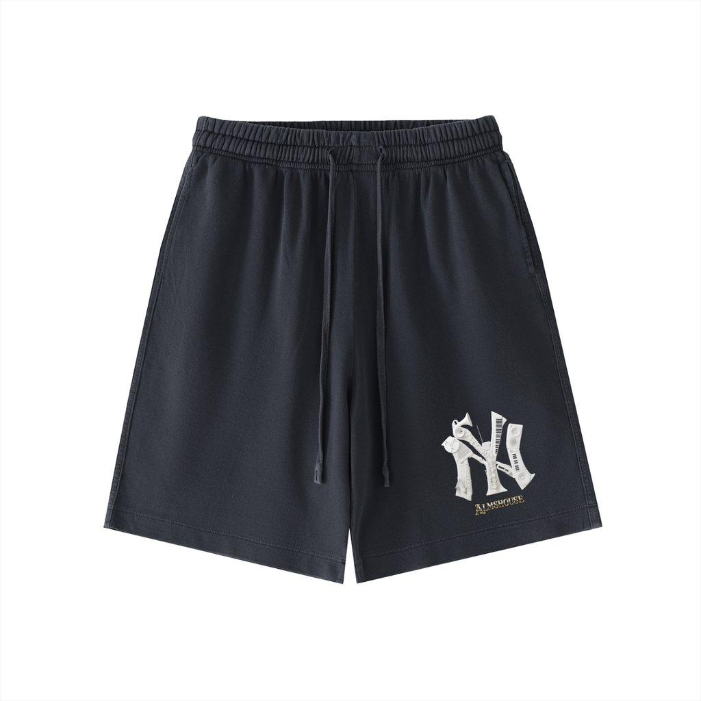 Vintage Wash Cotton Shorts