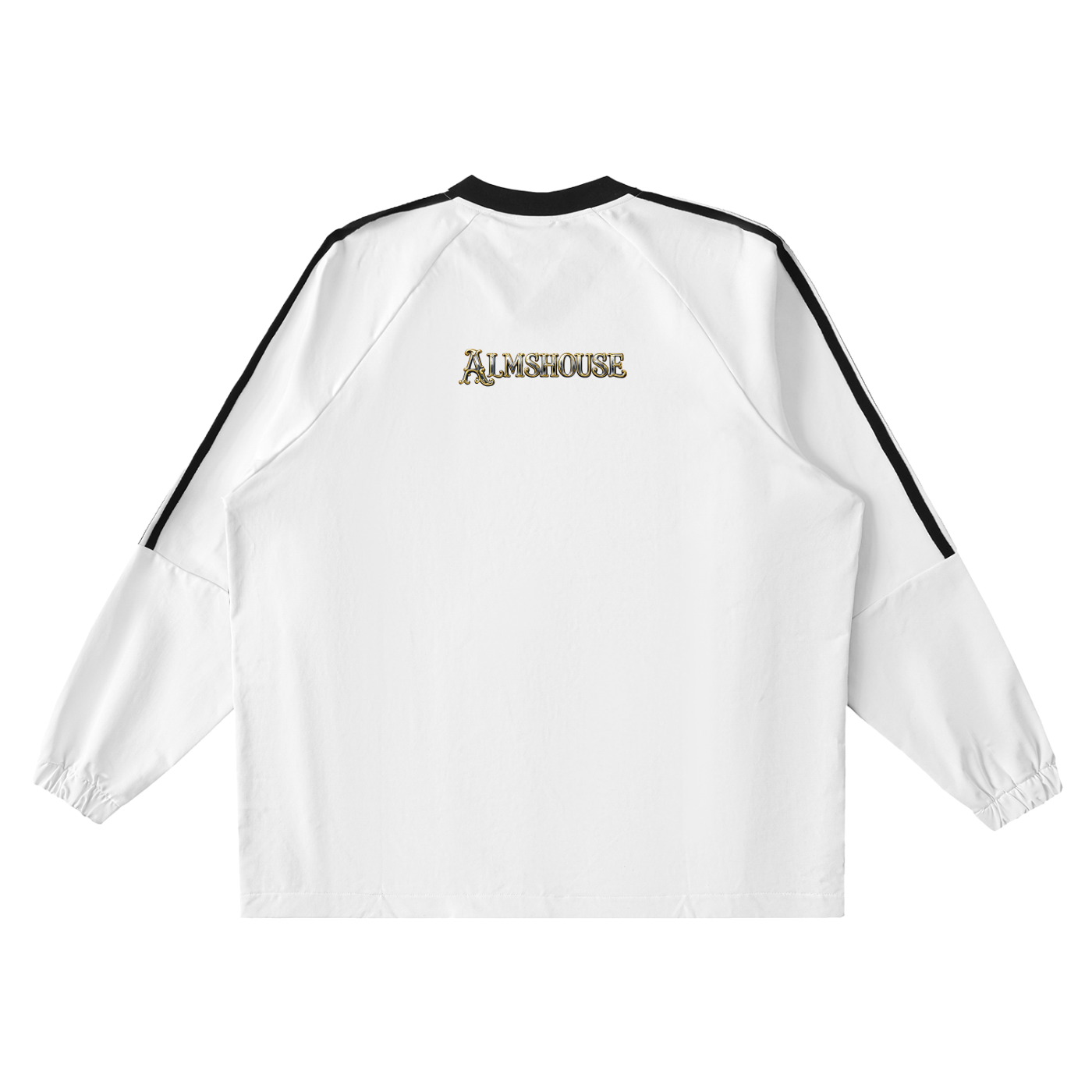 Color-Block V-Neck Long-Sleeve T-Shirt