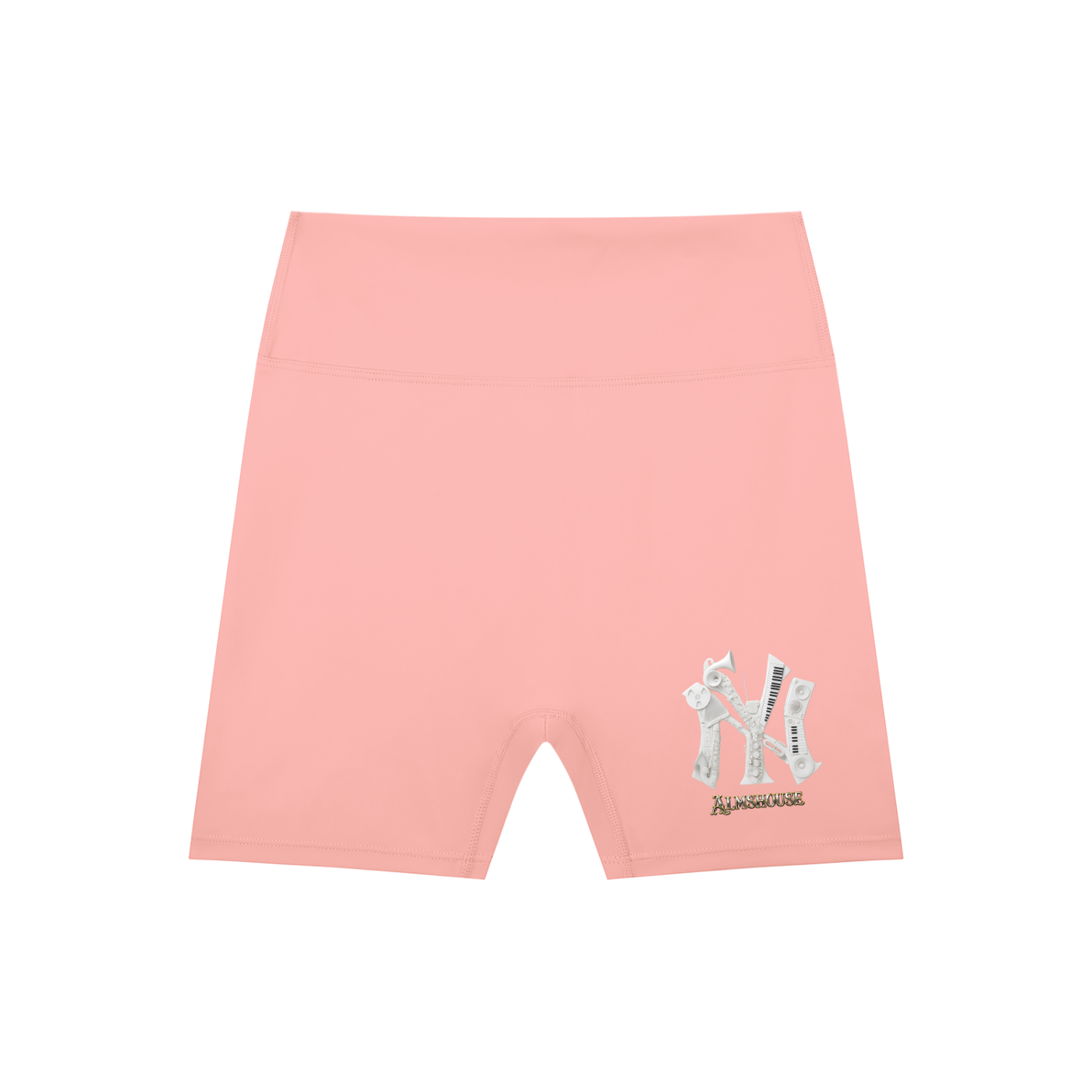 High-Waisted Blend Biker Shorts