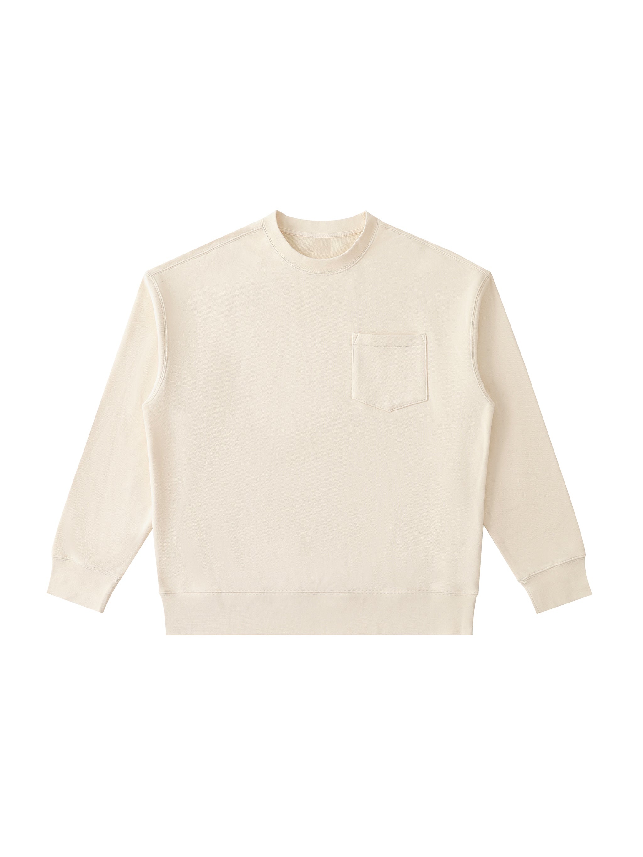 Heavyweight Patch Pocket Crewneck Sweatshirt