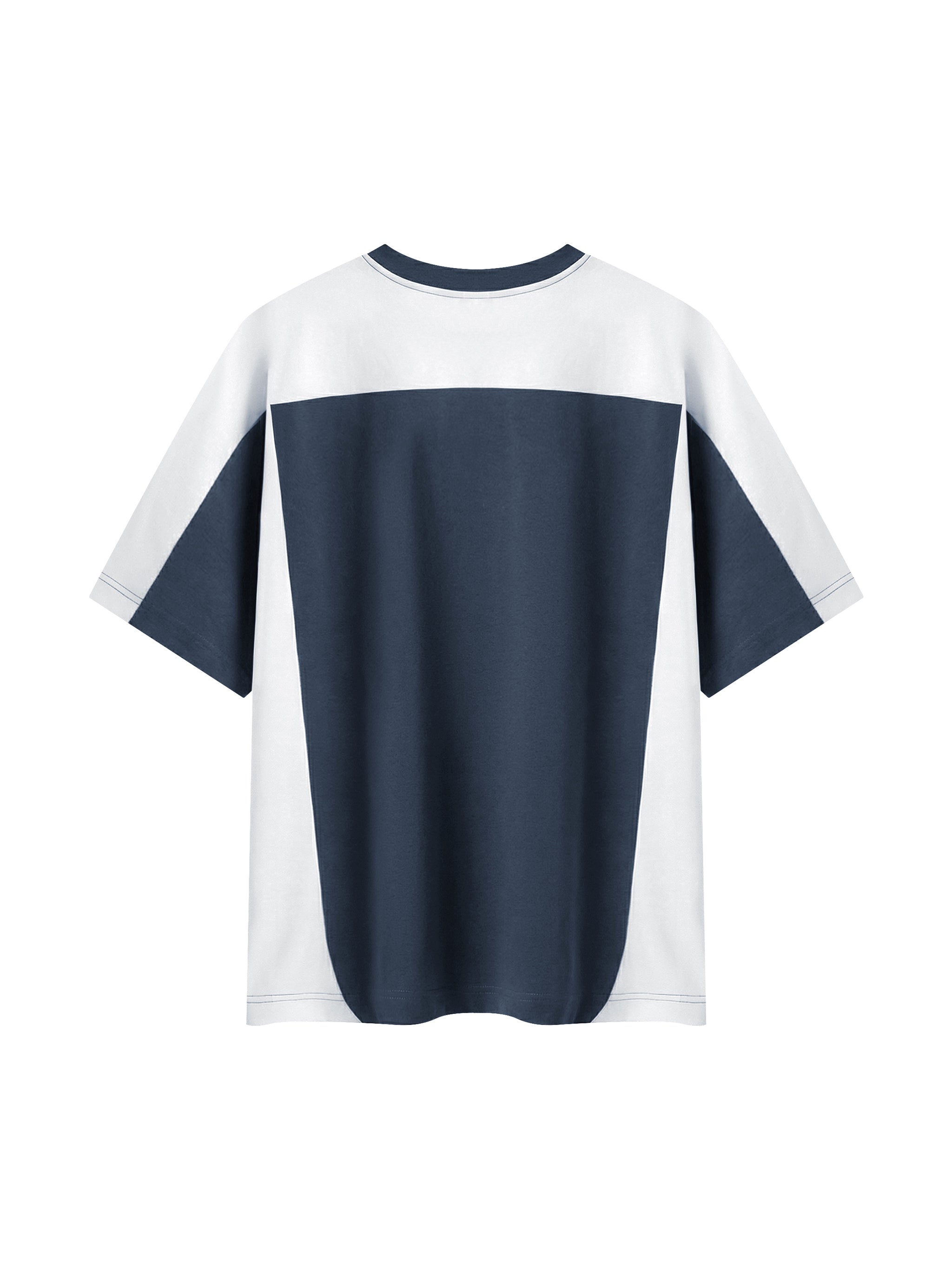 Unisex Color Block Loose T-Shirt